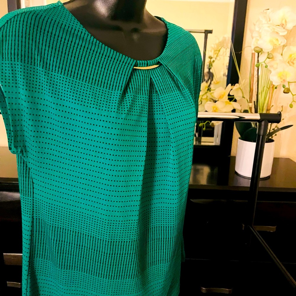 Small Liz Claiborne Green Blouse